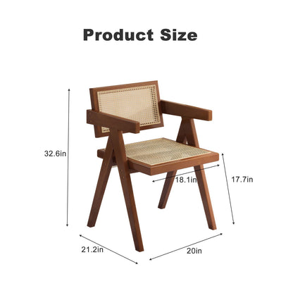 Modern Mid Century Dining Chairs Set Of Two
