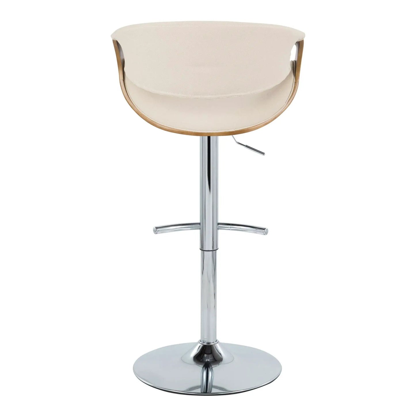 Curvo Mid Century Barstool with Swivel Seat