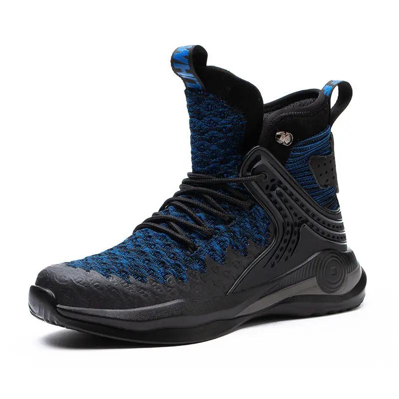 Breathable Flying Woven Safety Shoes for Men