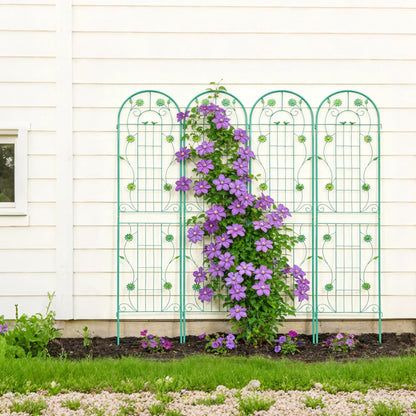 Metal Garden Trellis for Climbing Plants Outdoor