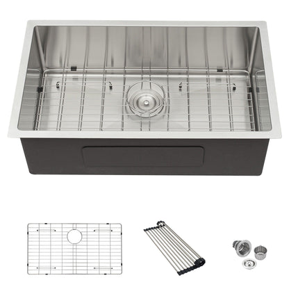 Modern Deep Single Bowl and Stainless Steel Sink