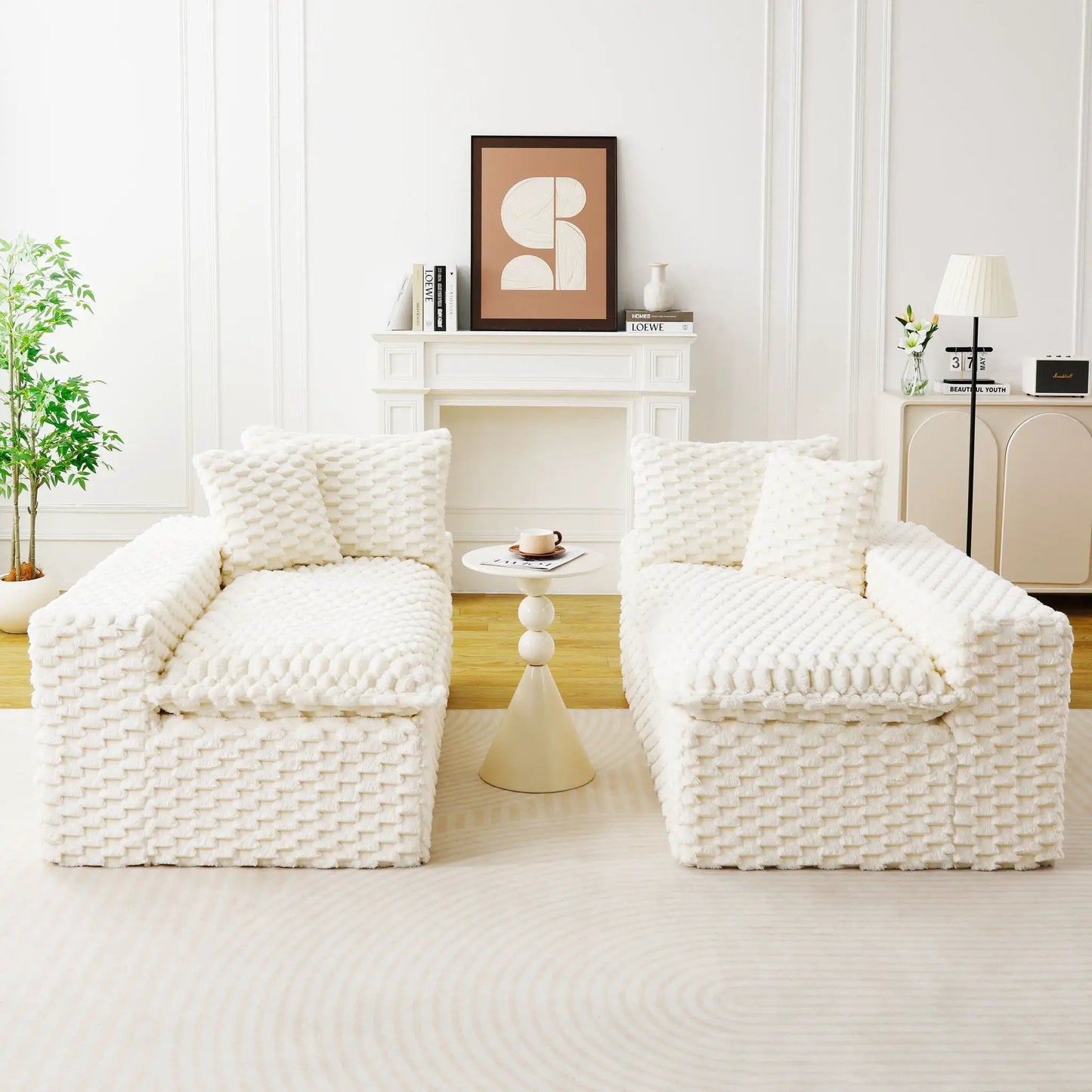 Multifunctional Sofa Side by Side or Facing