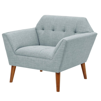 Lounge Chair With Button Tufting Mid Century
