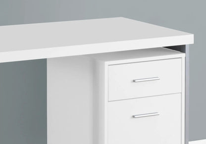 Computer desk for home office with storage drawers, white finish, left-right set on Tampa Home & Garden Store