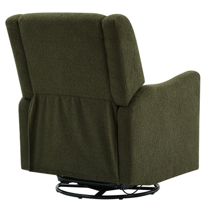 Wide Wingback Swivel Glider And Recliner