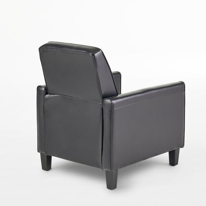 Upholstered Push Back Recliner Chair and Lounge