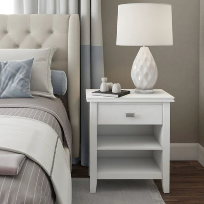 Artisan Handcrafted Bedside Table with Drawer