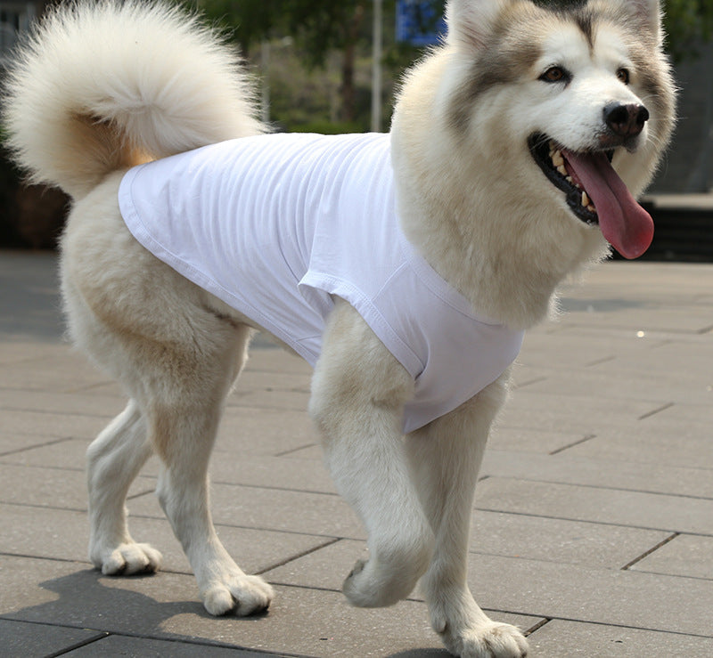 XS-5XL dog vest shirt white Pet Zen for small to medium dogs on Tampa Home & Garden Store