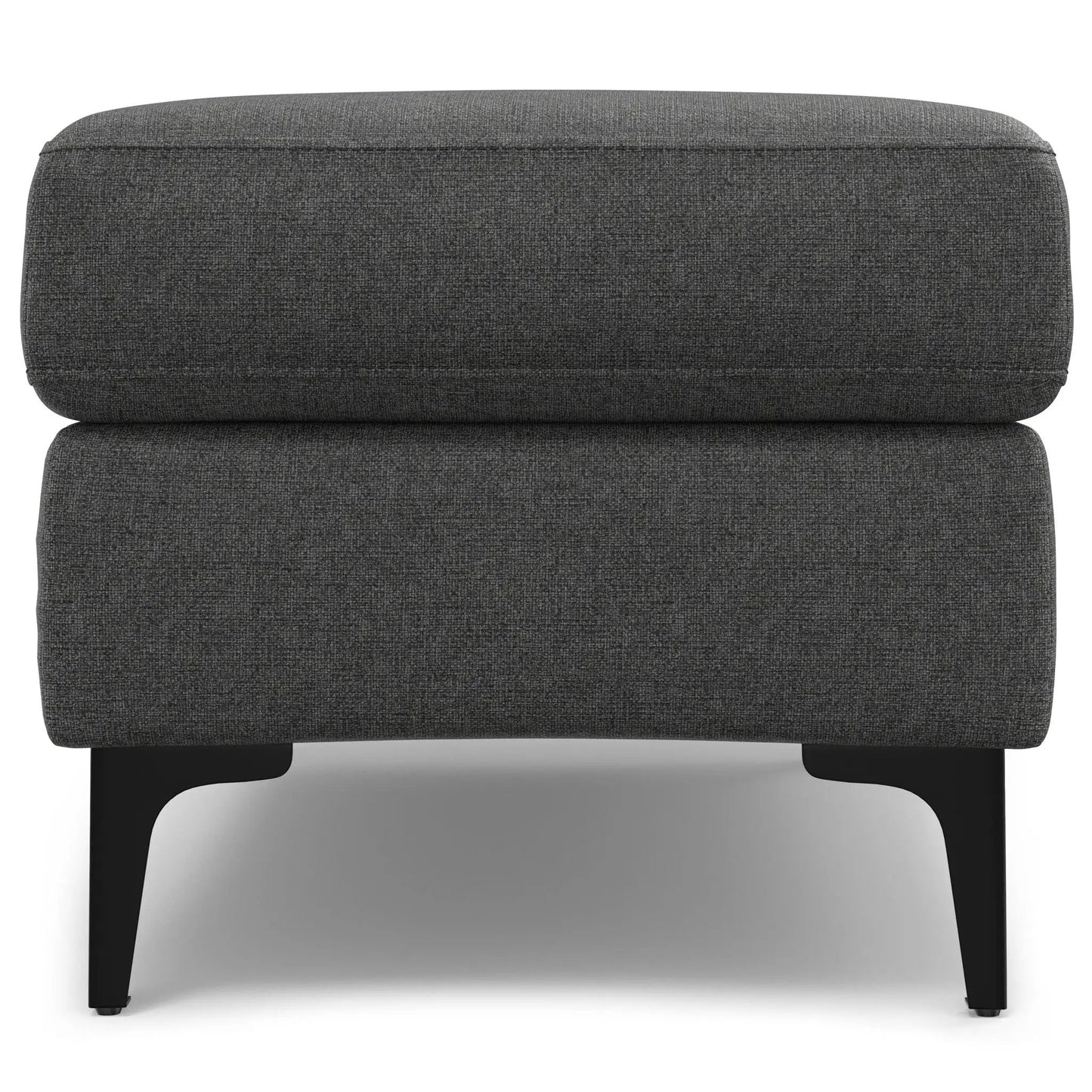 Ava - Versatile Mid Century Ottoman in charcoal gray upholstery by Unique Piece Furniture on Tampa Home & Garden Store