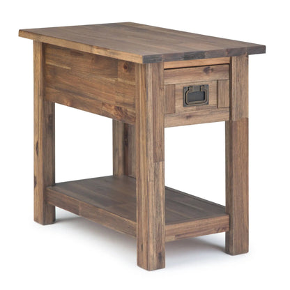Monroe Handcrafted Side Table and the Acacia Wood