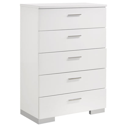 August Queen Panel Bedroom Set and LED Lights