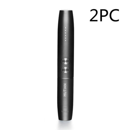 Spy gadget detector pen, black with two silver buttons and LED indicators, 2PC, HUTIAN on Tampa Home & Garden Store