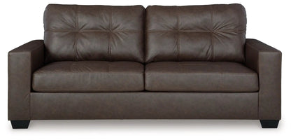 Barlin Mills Sofa, brown leather stationary sofa by Unique Piece Furniture on Tampa Home & Garden Store