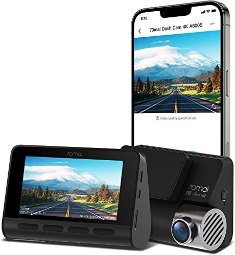 70mai A800S 4K dash cam with IMX415 sensor and black mirror display Sell My Stuff on Tampa Home & Garden Store