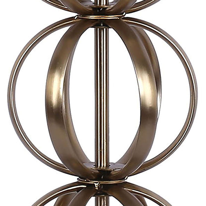 Linx contemporary table lamp set of 2 with gold ringed metal frames on Tampa Home & Garden Store