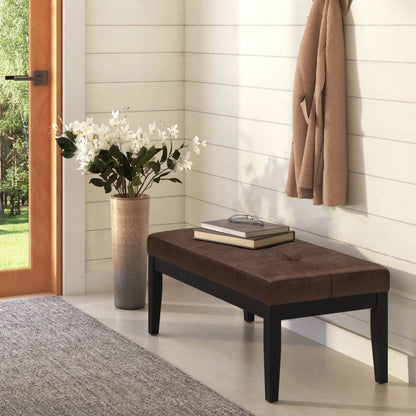 Lacey Upholstered Tufted Ottoman Bench for Living