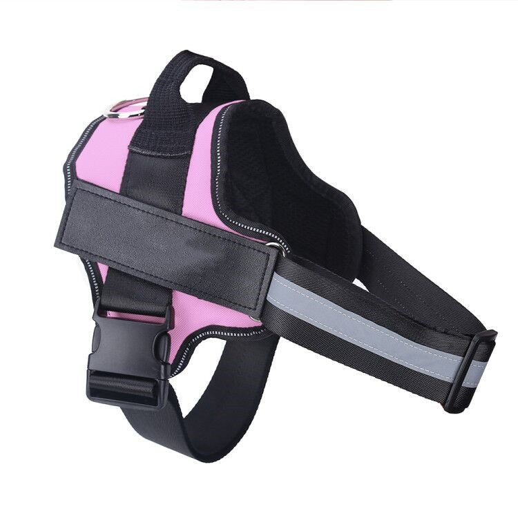 Personalized dog harness Pet Zen pink no-pull with breathable padding and reflective strap on Tampa Home & Garden Store