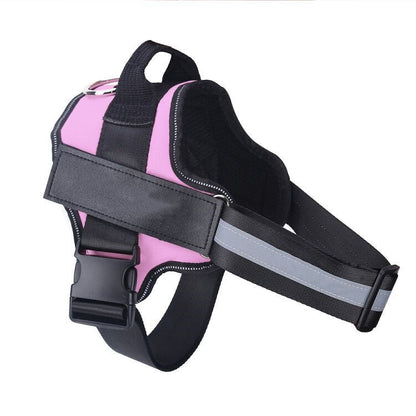Personalized dog harness Pet Zen pink no-pull with breathable padding and reflective strap on Tampa Home & Garden Store