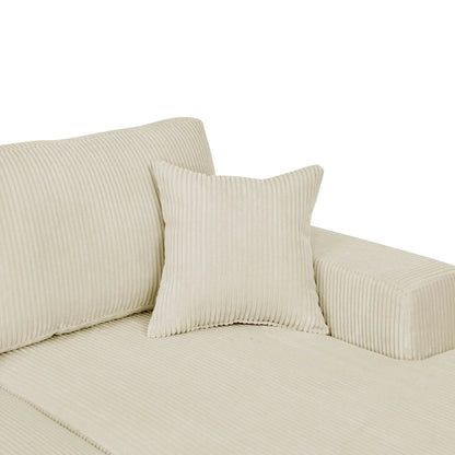 3 Piece Double Chaise Sectional Sofa for Family