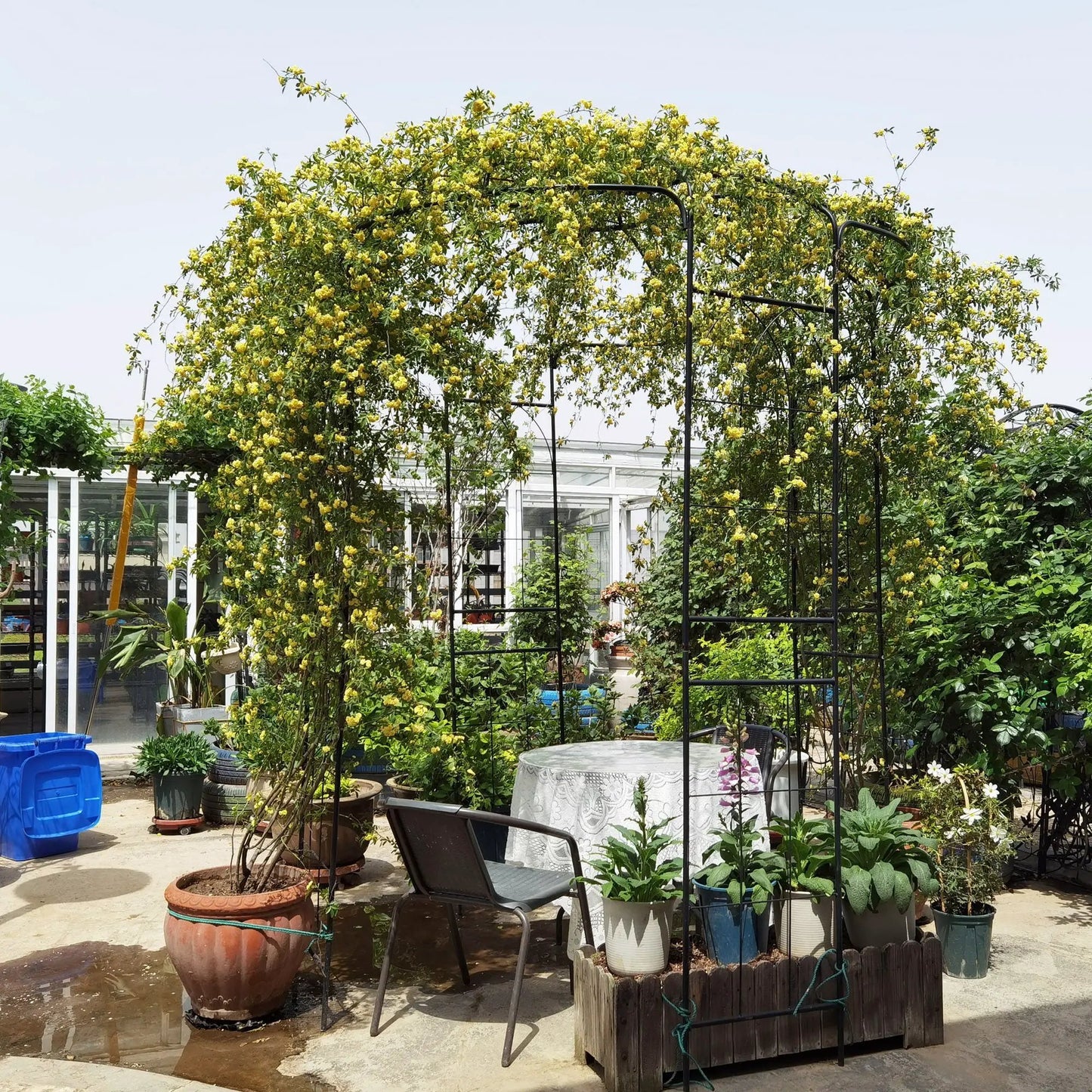 Metal Garden Arch Gazebo for Wedding Ceremony