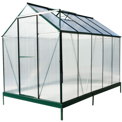 Heavy Duty Polycarbonate Greenhouse Kit and Door