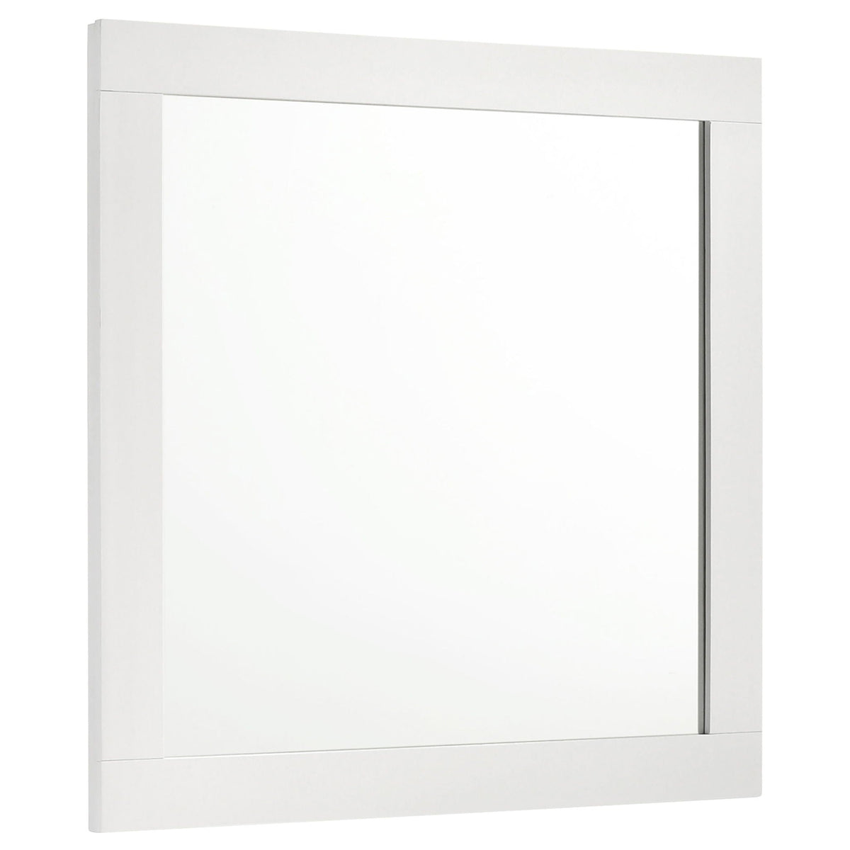 Sophia 4 Piece Bedroom Set white framed wall mirror by HouseOfZazla on Tampa Home & Garden Store