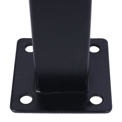 A Powder Coated Wrought Iron Handrail For Steps