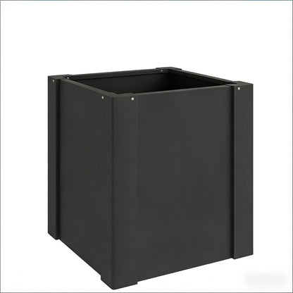 Modern Planter Bed elevated garden box in black metal by HouseOfZazla on Tampa Home & Garden Store