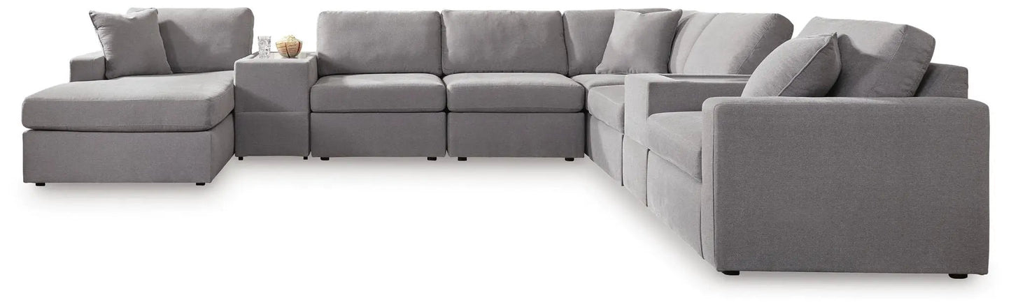 Modmax Sectional in Granite Performance Fabric