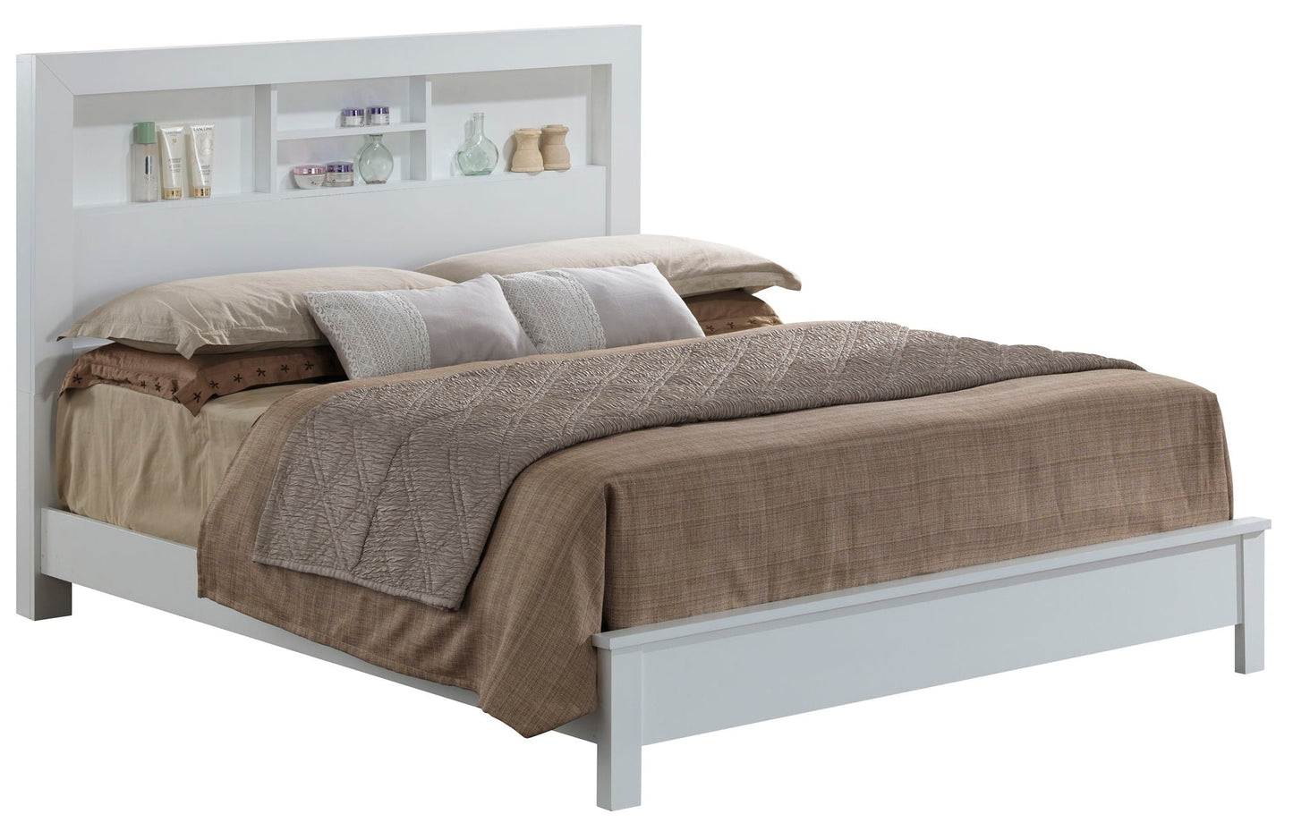Stylish and Transitional Wooden Bed Frame