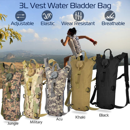 iMounTEK 3L Tactical Hydration Pack with water bladder in Jungle, Military, Acu, Khaki, Black on Tampa Home & Garden Store