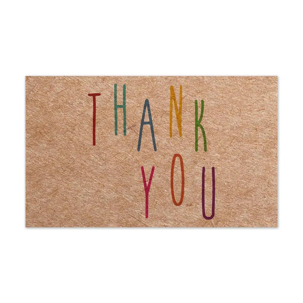 English Holiday Thank You Card for Do It Yourself