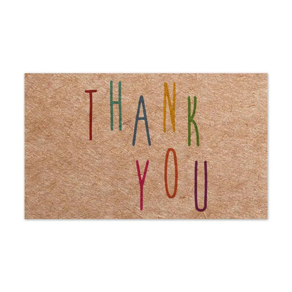 English Holiday Thank You Card for Do It Yourself