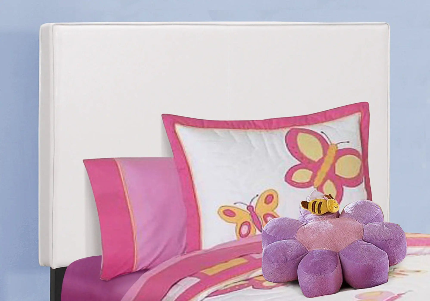 Upholstered Transitional Bed Frame For Bedroom
