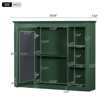 Wall Mounted Medicine Cabinet with Mirror