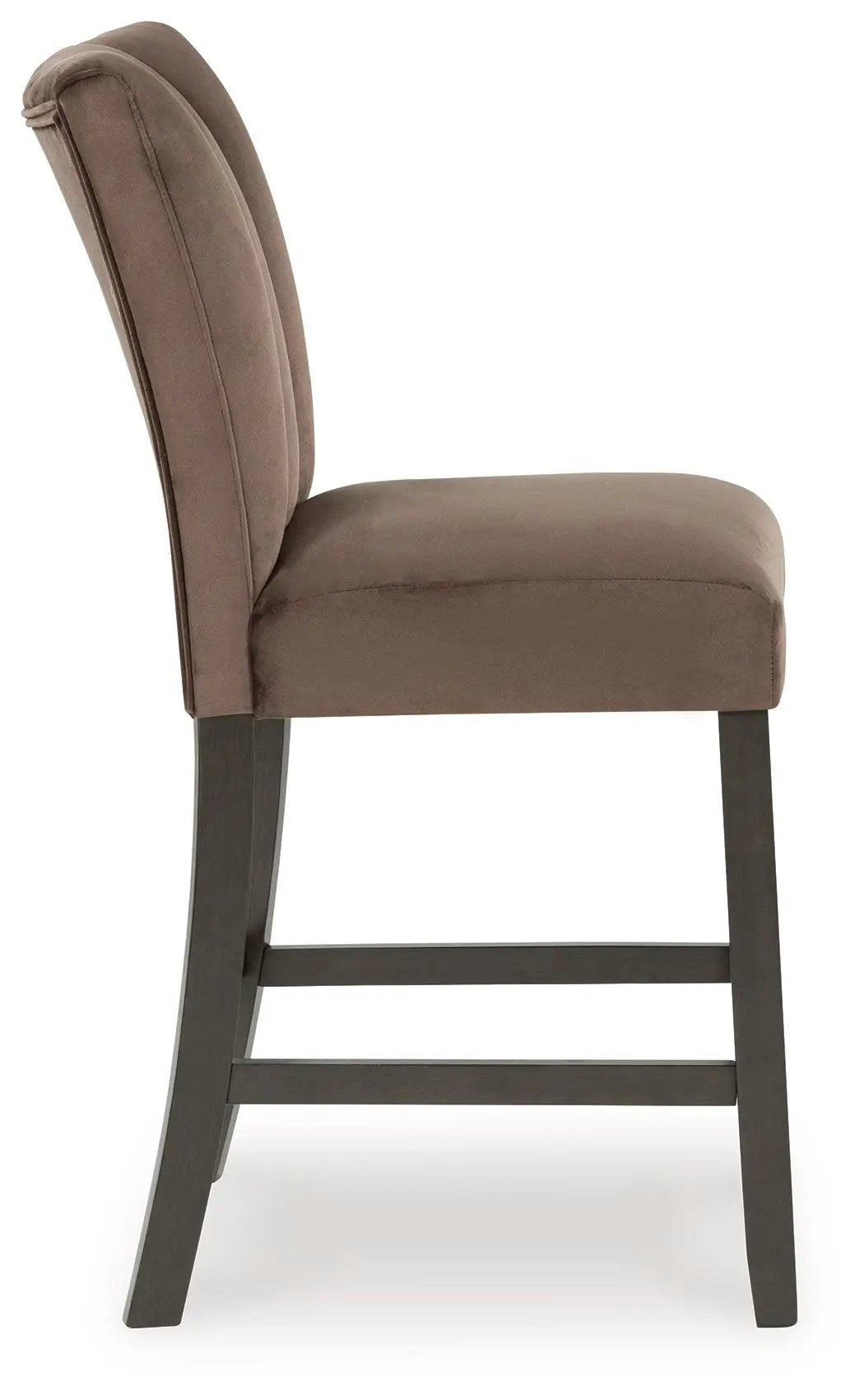 Jeshina Upholstered Barstool Set of 2 Mocha