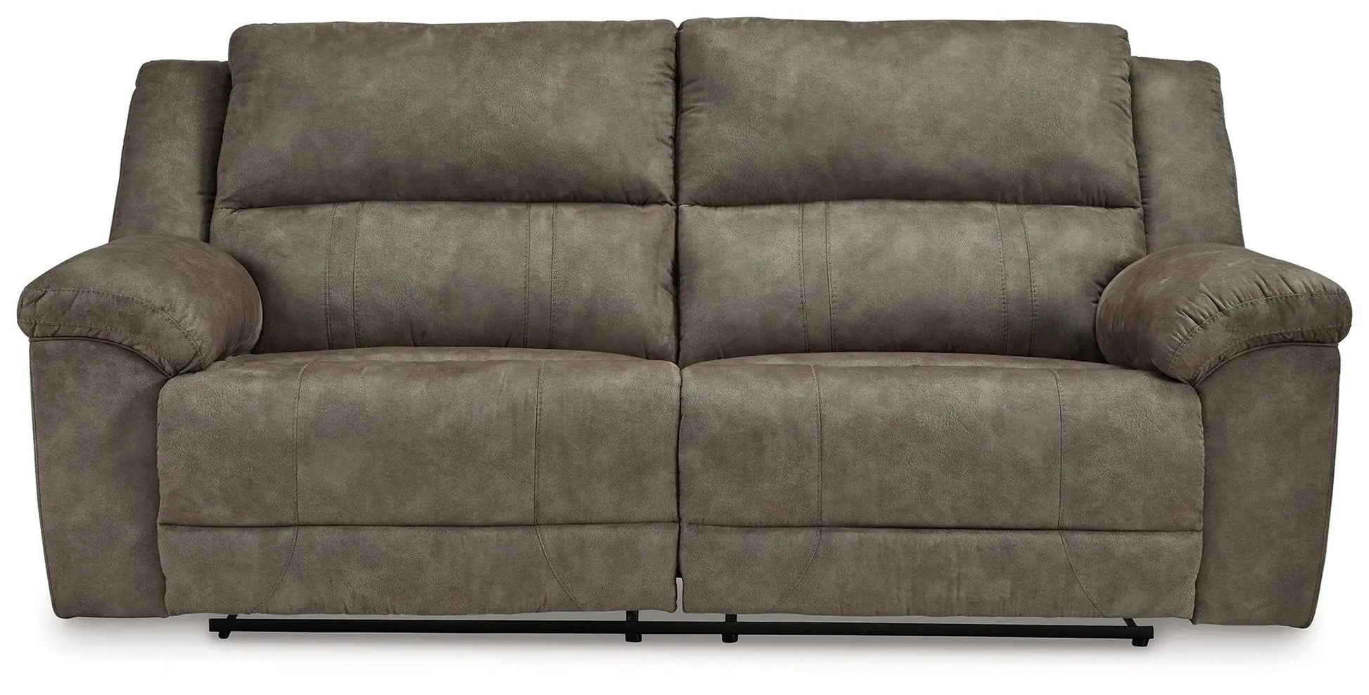 Laresview 2-seat reclining sofa fossil in taupe brown upholstery on Tampa Home & Garden Store