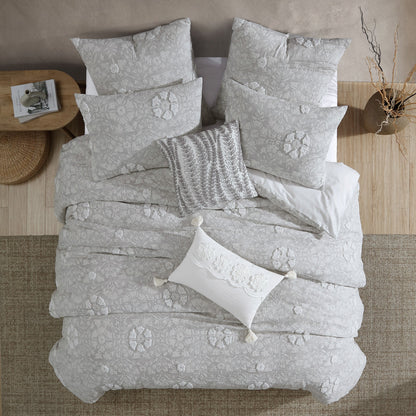 Tacey 5 Piece Textured And Cotton Bedding