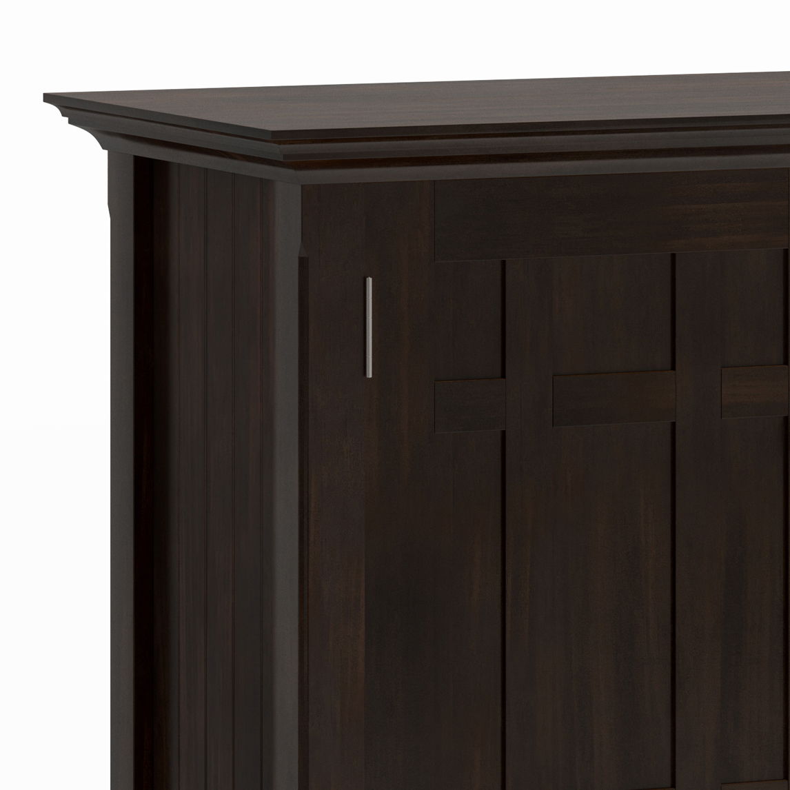 Bedford Sideboard Buffet dark tobacco brown wood with paneled doors by HouseOfZazla on Tampa Home & Garden Store
