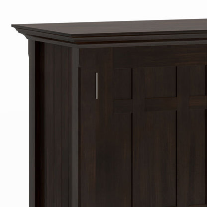 Bedford Sideboard Buffet dark tobacco brown wood with paneled doors by HouseOfZazla on Tampa Home & Garden Store