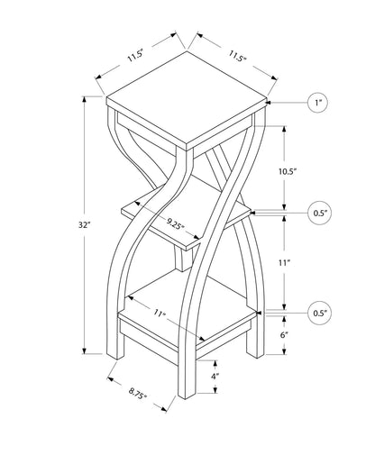 Accent table square top contemporary modern design blueprint by Unique Piece Furniture on Tampa Home & Garden Store