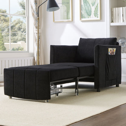 Convertible Sleeper Sofa and Storage Pockets