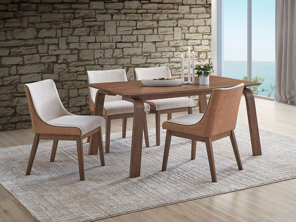 Ginny 5 Piece Dining Set with Table and Chairs