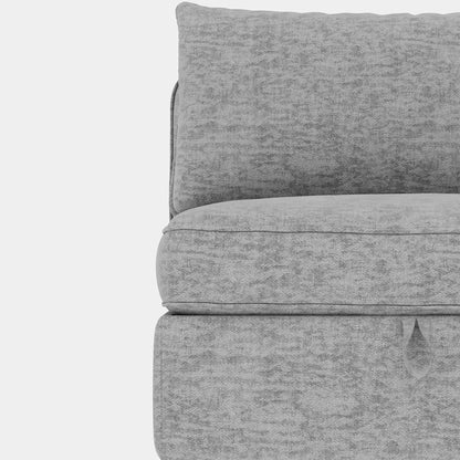 Modular Sofa Bed With Fabric And Hidden Storage