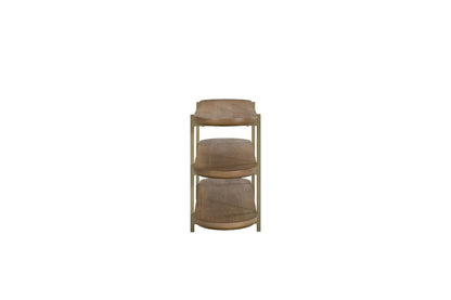 Console Table With Elm Veneers Latte Finish