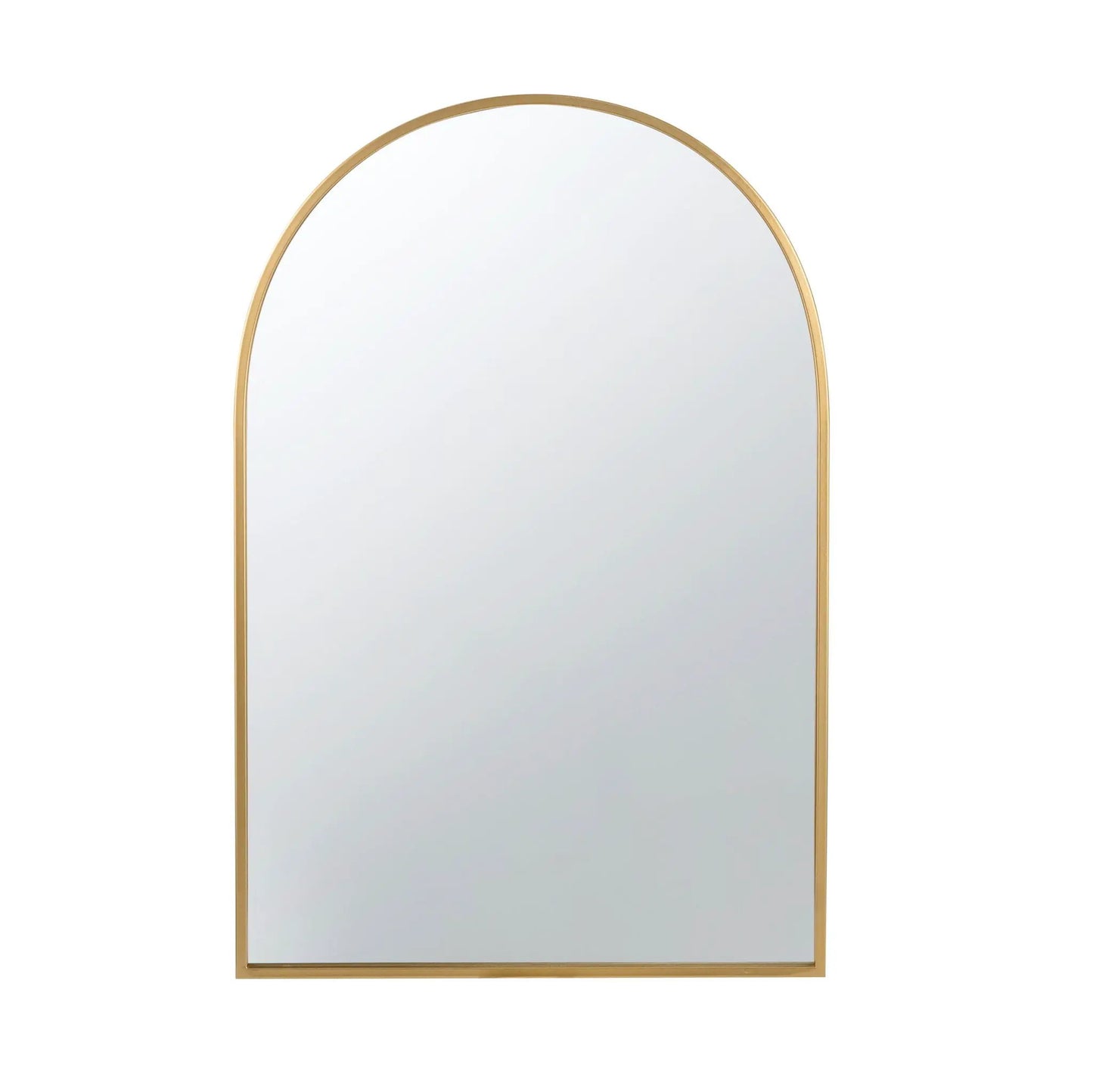 Arched Wall Mirror With Metal Frame Living Room