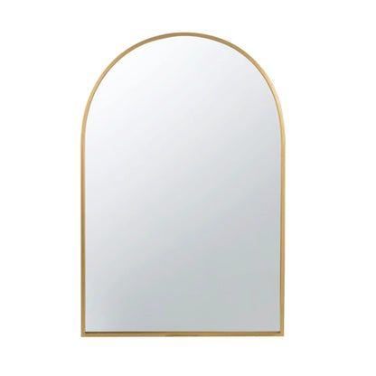 Arched Wall Mirror With Metal Frame Living Room
