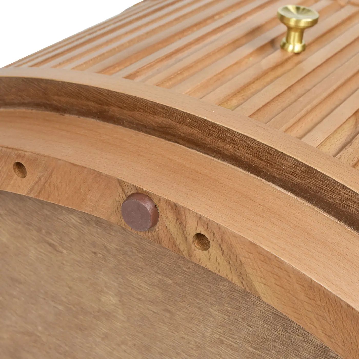 Valentine Two Drawer Beech Storage Side Table