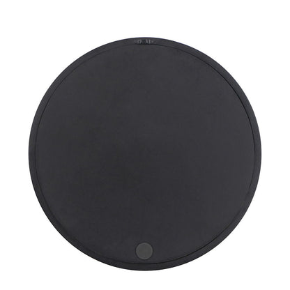 Circle Wall Mirror round black matte finish by HouseOfZazla for living room on Tampa Home & Garden Store