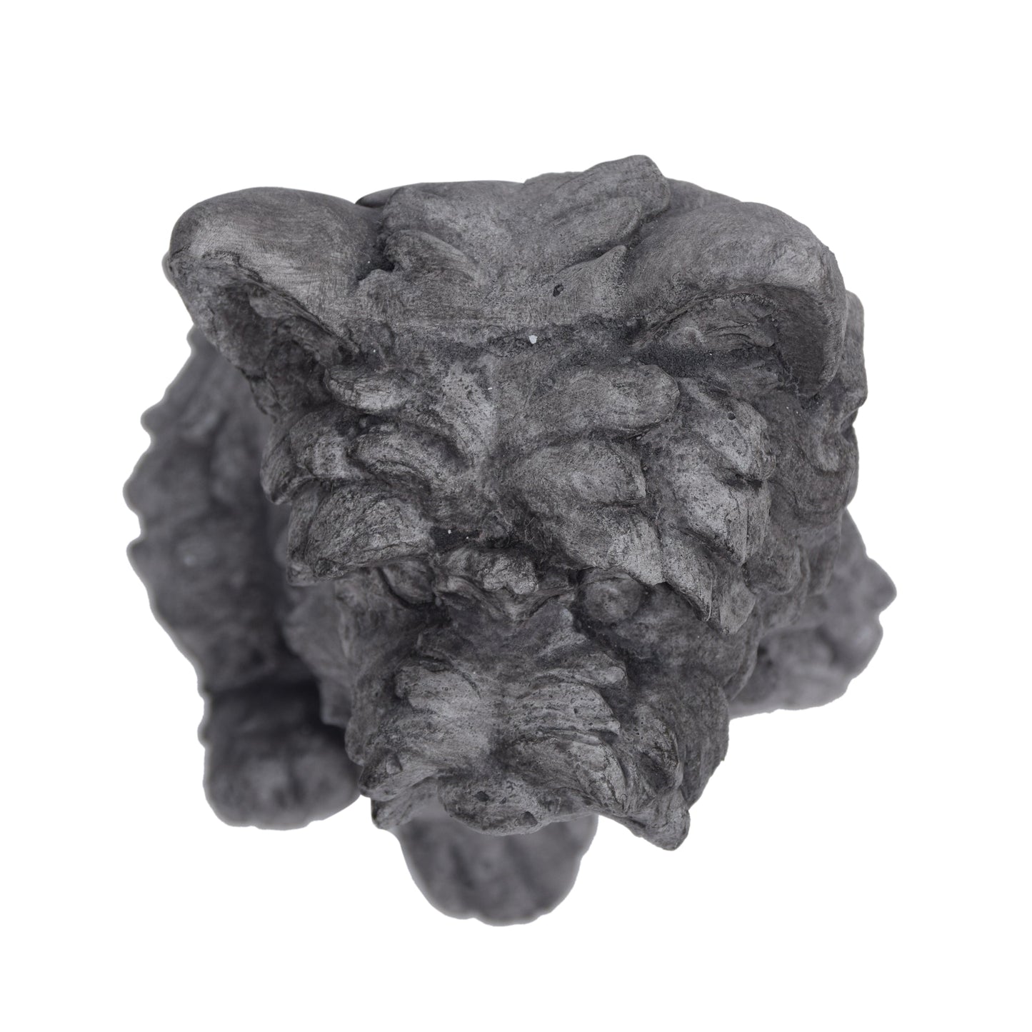 Cricket Dog Cast Stone Garden Statue gray textured finish HouseOfZazla on Tampa Home & Garden Store